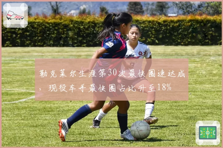 勒克莱尔生涯第30次最快圈速达成，现役车手最快圈占比升至18%